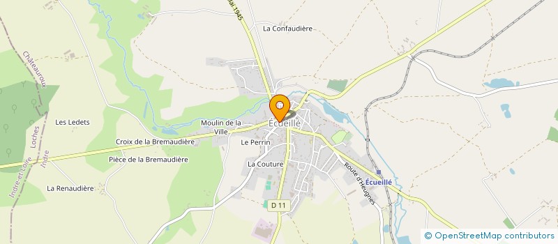 localisation de l'entreprise AS DE TREFLE à ECUEILLE