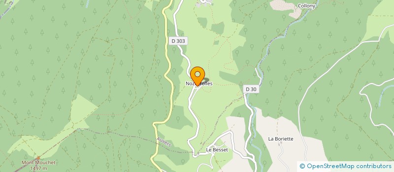 localisation de l'entreprise AS DE TREFLE  MAZEYRAT D ALLIER