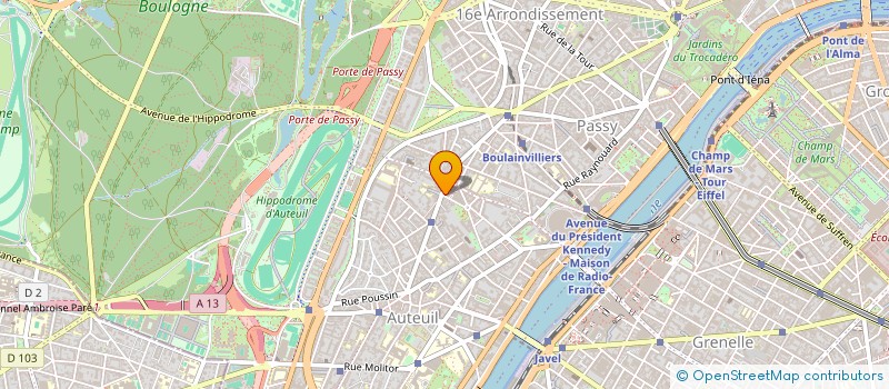 localisation de l'entreprise AS DECORATION à PARIS