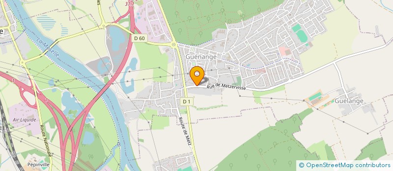 localisation de l'entreprise AS DES FLEURS CARO  GUENANGE