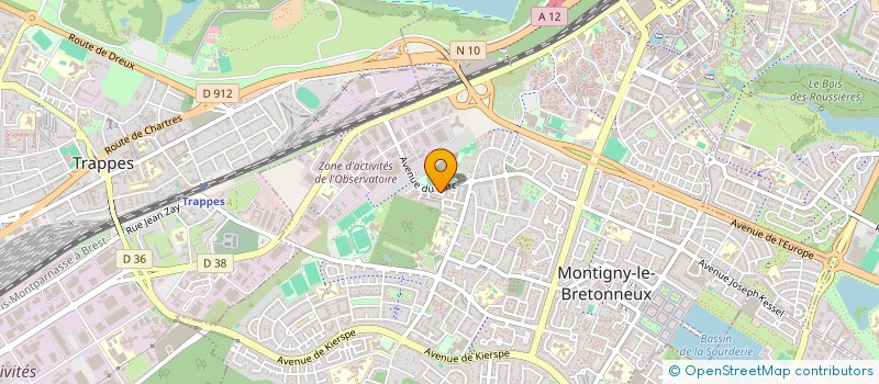 localisation de l'entreprise AS DES PROPRIETAIRES DU GROUP. D'HABITATIONS LES ALLEES DU CHATEAU DE MONTIGNY-LE-BRETONNEUX A MONTIGNY LE BRETONNEUX à MONTIGNY-LE-BRETONNEUX