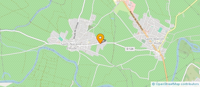 localisation de l'entreprise AS DESIGN  SAINT-NAZAIRE-D'AUDE