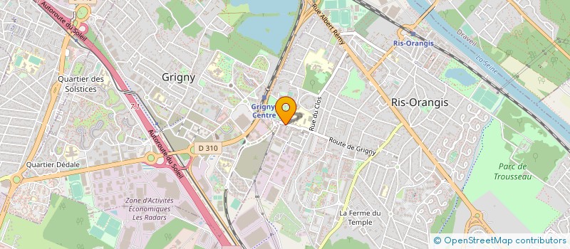 localisation de l'entreprise AS DEVELOP INFORM TECH ENSEIG à RIS-ORANGIS