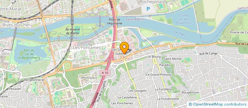 localisation de l'entreprise AS DEVELOPPEMENT à SAINT-AVERTIN