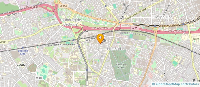 localisation de l'entreprise AS DEVELOPPEMENT à LILLE