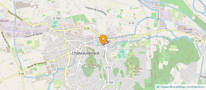 localisation de l'entreprise AS DIFFUSION  CHATEAURENARD