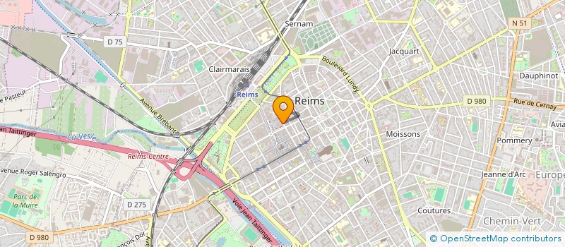 localisation de l'entreprise AS DIFFUSIONS  REIMS