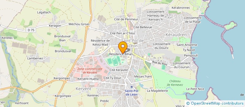 localisation de l'entreprise AS DOMICILE à SAINT-POL-DE-LEON
