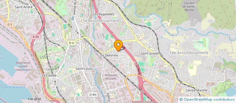 localisation de l'entreprise AS DOMOTIQUE à MARSEILLE