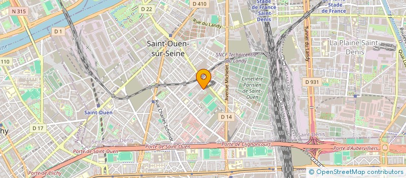 localisation de l'entreprise AS DOMUSIMMO à SAINT-OUEN-SUR-SEINE
