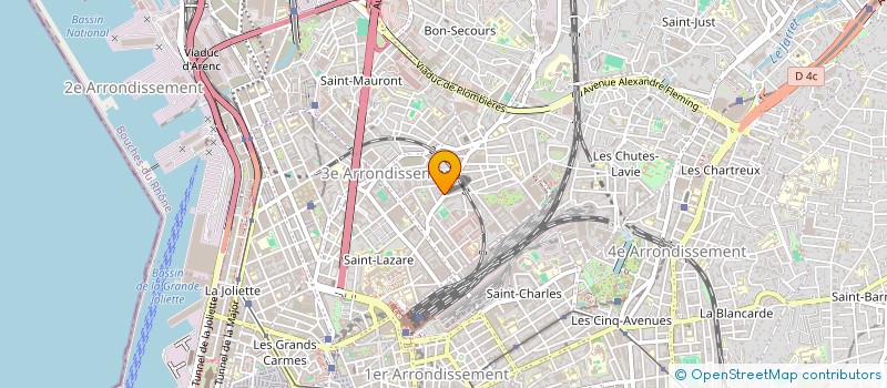 localisation de l'entreprise AS DU BATIMENT à MARSEILLE