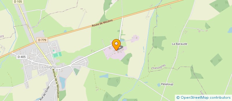 localisation de l'entreprise AS DU TOIT à LUSIGNY