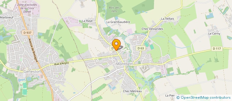 localisation de l'entreprise AS DU TREFLE à MONTBERT