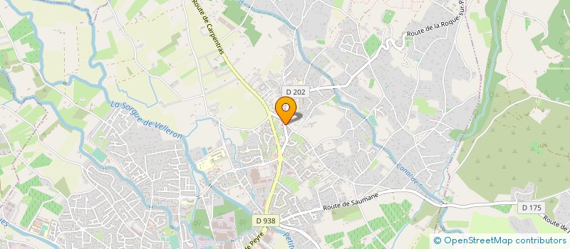 localisation de l'entreprise AS DU VERRE  L'ISLE-SUR-LA-SORGUE