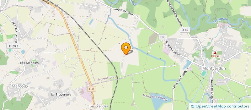 localisation de l'entreprise AS/EB/NAMASTE IMMO  MONTVERDUN