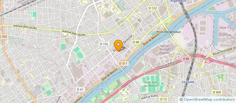 localisation de l'entreprise AS ECOCLEAN  ARGENTEUIL