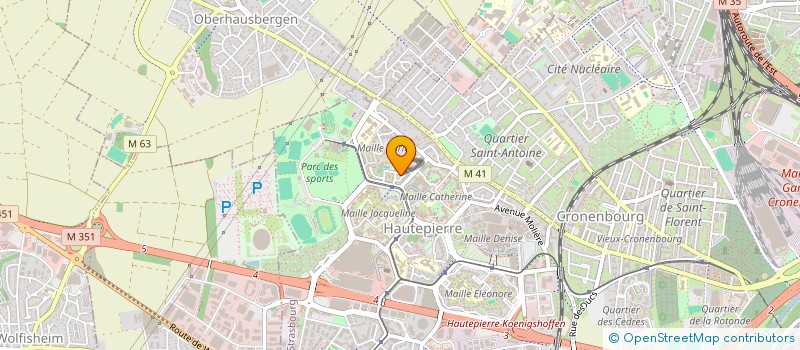 localisation de l'entreprise AS EDUCATION à STRASBOURG