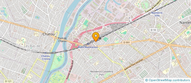 localisation de l'entreprise AS ELEC à RUEIL-MALMAISON