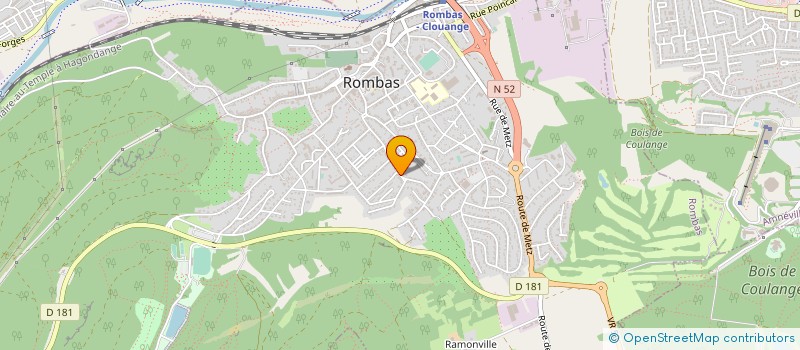 localisation de l'entreprise AS ELEC  ROMBAS