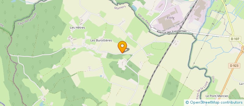 localisation de l'entreprise AS ELEC  LA CHAPELLE-DU-BOIS