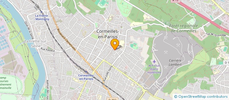 localisation de l'entreprise AS ELEC ENSEIGNES à CORMEILLES-EN-PARISIS