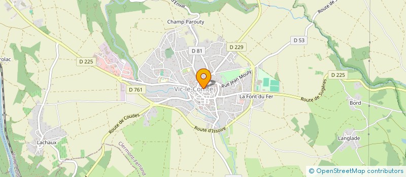 localisation de l'entreprise AS ENERGIE  VIC-LE-COMTE