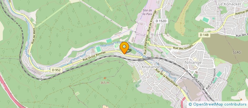 localisation de l'entreprise AS ENERGIES  KNUTANGE