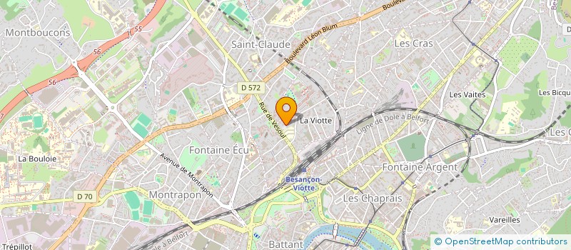 localisation de l'entreprise AS ENERGY  BESANCON