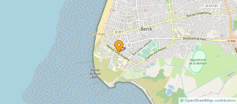 localisation de l'entreprise AS EREA BERCK à BERCK