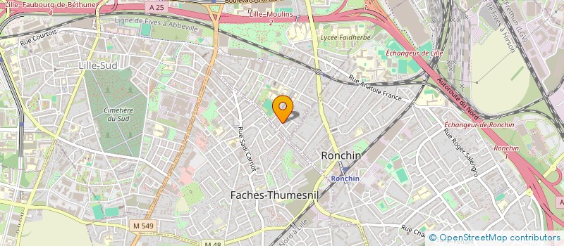 localisation de l'entreprise AS ET ASSOCIES 4 à LILLE