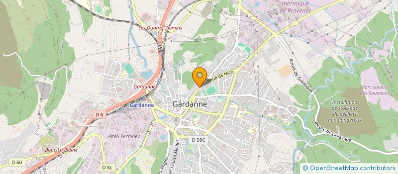 localisation de l'entreprise AS EVENT  GARDANNE