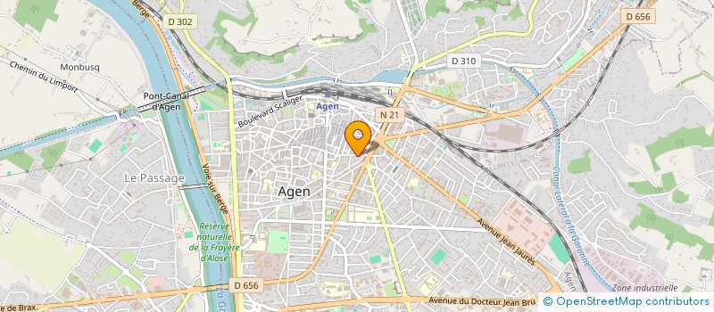 localisation de l'entreprise AS EVOLUTION  AGEN