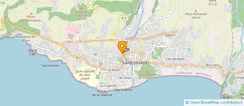 localisation de l'entreprise AS EXCELSIOR SAINT-JOSEPH à SAINT-JOSEPH