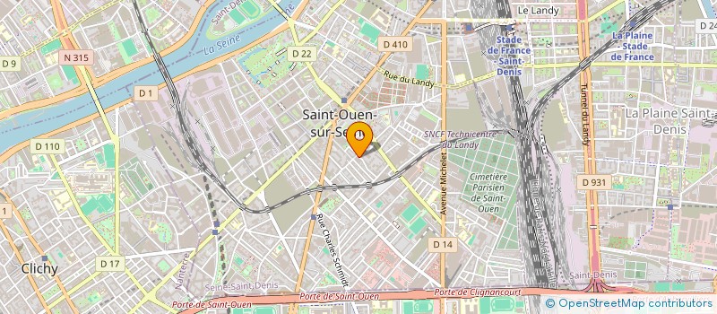 localisation de l'entreprise AS EXPRESS à SAINT-OUEN-SUR-SEINE
