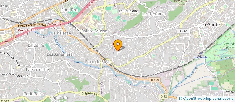 localisation de l'entreprise AS'FALL  NICE