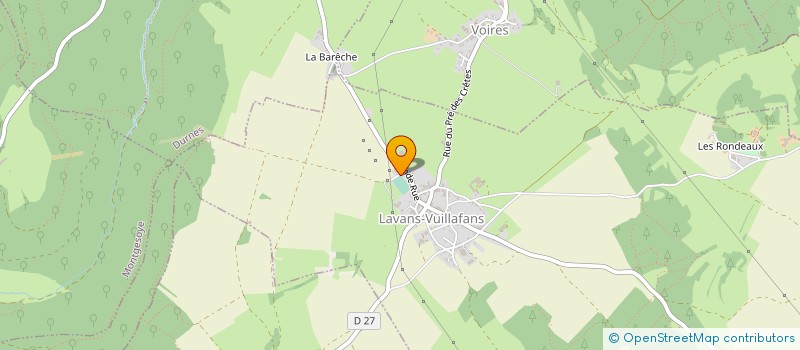 localisation de l'entreprise AS FAMILLES RURALES VERNIERFONTAINE à VERNIERFONTAINE