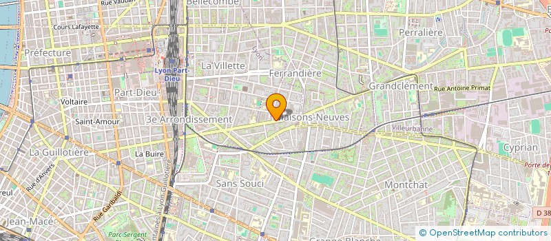 localisation de l'entreprise AS FENETRES ET FERMETURES LYON  LYON