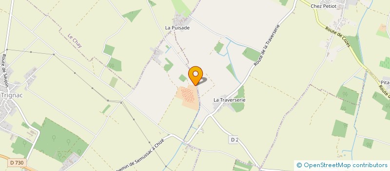 localisation de l'entreprise AS FERME DE LA CRESSONNIERE  SEMUSSAC