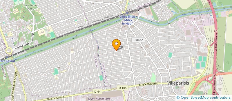 localisation de l'entreprise AS FINANCE  VILLEPARISIS