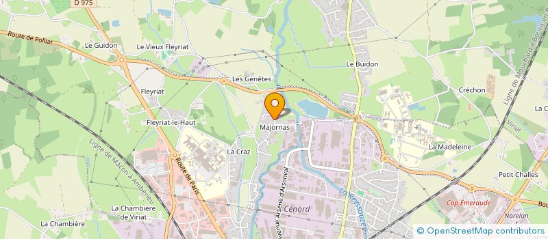 localisation de l'entreprise AS FINANCE CONSULTING à VIRIAT