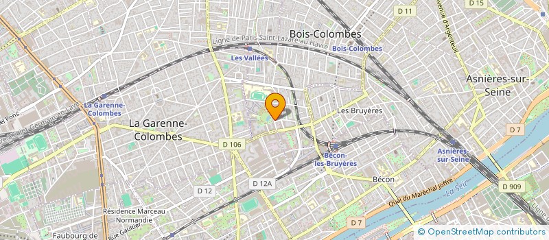 localisation de l'entreprise AS FINANCES à BOIS-COLOMBES