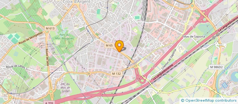 localisation de l'entreprise AS FITNESS à MONTPELLIER