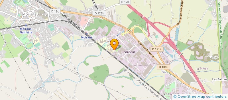 localisation de l'entreprise AS FLUID à MOIRANS