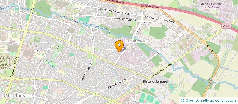 localisation de l'entreprise AS FO BEARN SOULE BIGORRE à PAU
