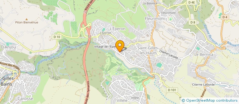 localisation de l'entreprise AS FOOTBALL CLUB PALMISTE  SAINT-PAUL