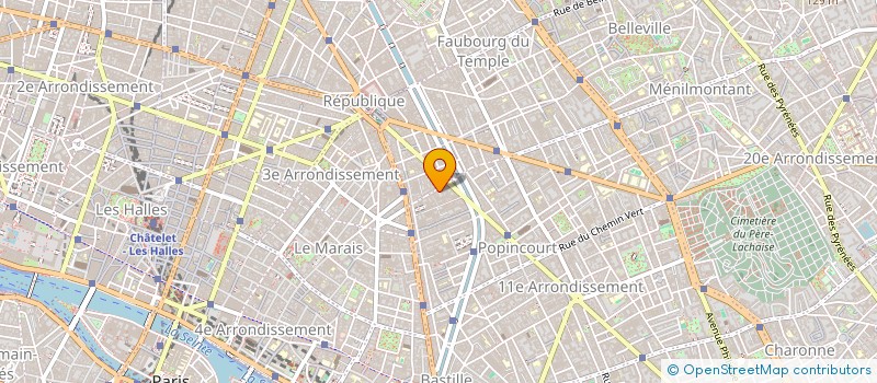 localisation de l'entreprise AS FORMATION à PARIS