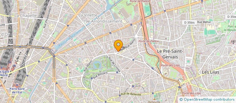 localisation de l'entreprise AS FORMATION MANIN  PARIS