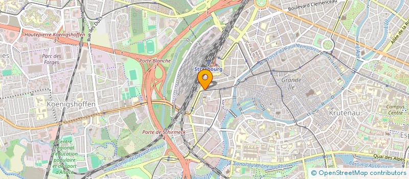 localisation de l'entreprise AS GC à STRASBOURG