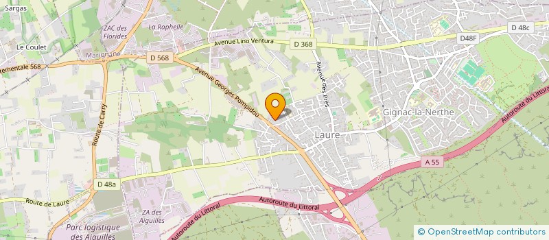 localisation de l'entreprise AS GESTION  GIGNAC-LA-NERTHE