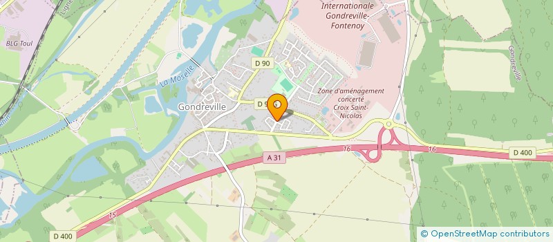 localisation de l'entreprise AS. GONDREVIEUX  GONDREVILLE